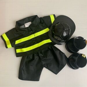 Build A Bear BABW Fireman Firefighter Outfit Costume